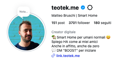 Social Media Manager Arezzo profilo Instagram teotek.me